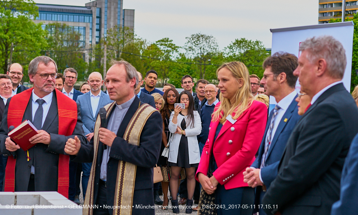 11. Mai 2017 - Grundsteinlegung für die LOGE und dem Kulturquadrat in Neuperlach
